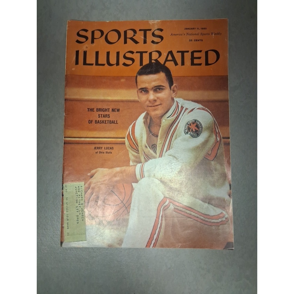 Vintage Sports Illustrated - January 11, 1960 - Jerry Lucas Ohio State Cover